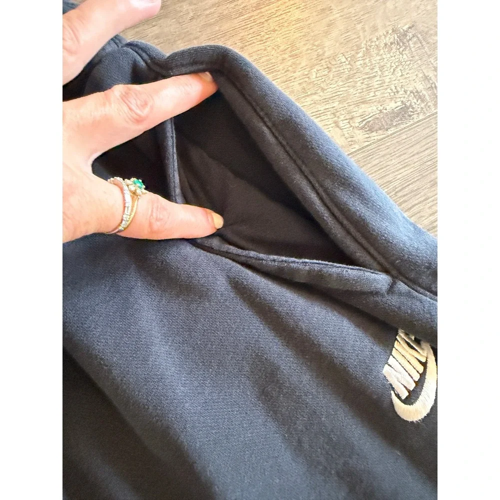 Nike Mens Sportswear Club Fleece Joggers Black Tapered Sweatpants Large L - Picture 6 of 10